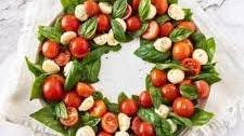 Caprese Christmas Wreath