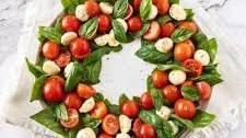 Caprese Christmas Wreath