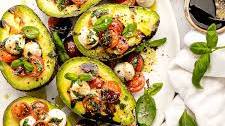 Caprese Stuffed Avocados