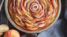 Caramel Apple Cinnamon Roll Cake Recipe