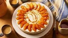 Caramelised apple cheesecake