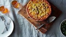 Caramelized Onion & Butternut Squash Tart