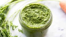 Carrot Top Pesto