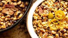 Chambersville black-eyed peas and rice