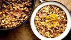 Chambersville black-eyed peas and rice