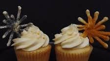 Champagne Fireworks Cupcakes