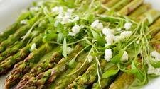 Chargrilled Asparagus with Herb & Yogurt Dressing