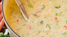 Cheddar Broccoli Potato Soup