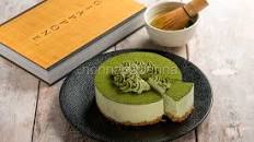 Cheesecake al tè matcha, mix tra colore e gusto
