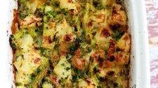Cheesy Broccoli and Potato Bake