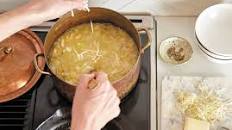 Cheesy Cabbage & White Bean Soup