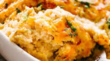 Cheesy Chicken and Cauliflower Rice Casserole