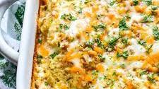 Cheesy Chicken and Rice Casserole