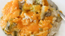 Cheesy Chicken Broccoli Rice Casserole