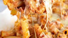 Cheesy Easy Baked Ziti Recipe