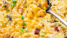 Cheesy Ham and Hash Brown Casserole