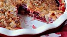 Cherry Almond Macaroon Pie