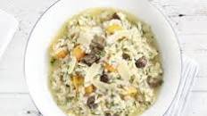 Chestnut & butternut risotto