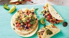 Chicken and black bean tacos