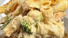 Chicken and Broccoli Alfredo Bake