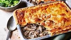 Chicken and mushroom pie
