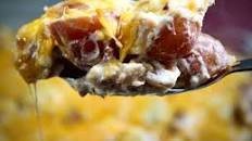 Chicken Bacon Ranch Potato Casserole