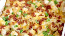 Chicken Bacon Ranch Potato Casserole