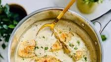 Chicken in Truffle Cream Sauce