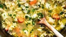 Chicken Noodle Soup with Potatoes Recipe