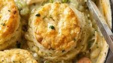 Chicken Pot Pie with Biscuits