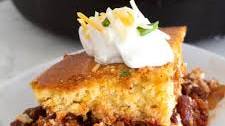 Chili Cornbread Casserole