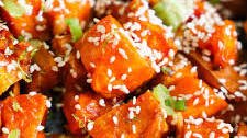 Chili Lime Glazed Sweet Potatoes
