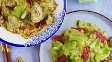 Chinese cabbage stir-fry, two ways (手撕包菜)