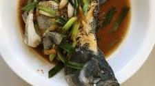 Chinese Style Steamed Fish with Ginger and Scallions