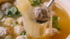 Chinese Winter Melon Soup with Meatballs