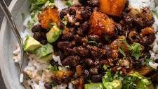 Chipotle Roasted Butternut Squash and Black Beans
