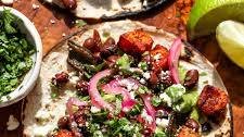 Chipotle-Roasted Butternut Squash Tacos (Vegan)