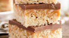 Chocolate Caramel Rice Krispie Treats Recipe