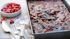 Chocolate-Cranberry Bread Pudding