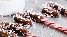 Chocolate Dipped Candy Canes