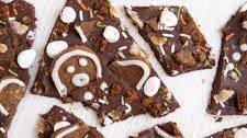 chocolate gingerbread bark