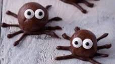 Chocolate Peanut Butter Protein Ball Spiders Recipe