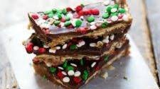 Chocolate Peanut Butter Saltine Toffee