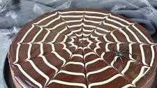 Chocolate Spiderweb Cheesecake