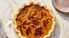 Chocolate-Swirled Pumpkin Pie
