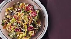 Chopped Winter Salad with Carrot-Ginger Dressing