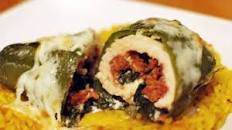 Chorizo and Kale Stuffed Chicken Peppers