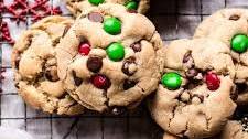 Christmas Chocolate Chip Cookies.