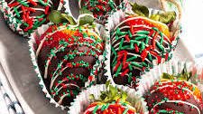 Christmas Chocolate-Covered Strawberries