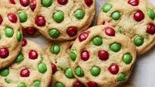Christmas M&M Cookies